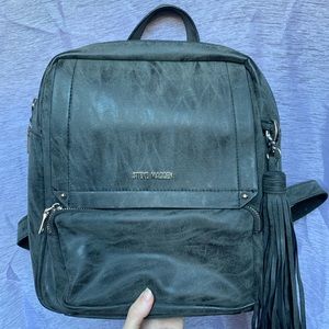 Steve Madden Grey Small Backpack